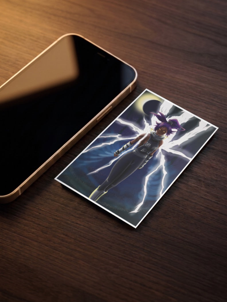 Yoruichi Thunder God Anime Poster