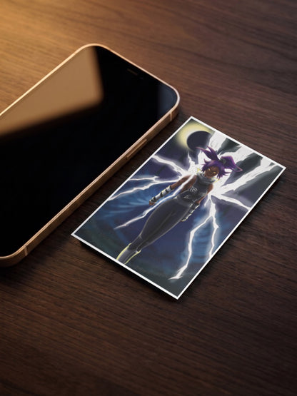 Yoruichi Thunder God Anime Poster
