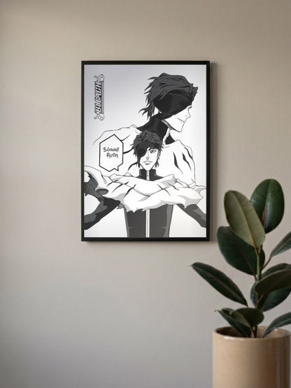 Sosuke Aizen Portrait Anime Poster