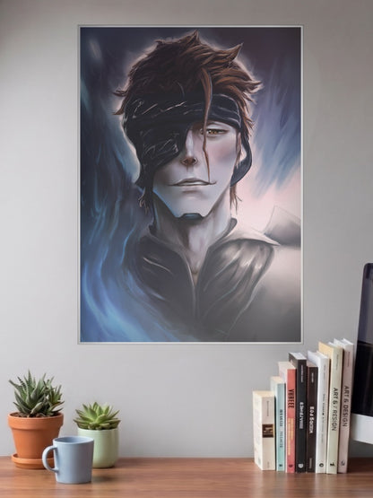 Sosuke Aizen Art Anime Poster