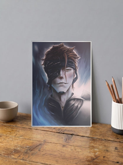 Sosuke Aizen Art Anime Poster