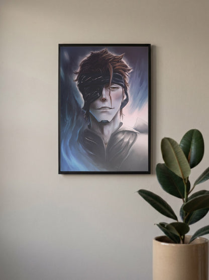 Sosuke Aizen Art Anime Poster