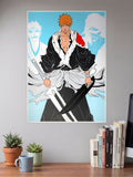 Zangetsu's Final Stand | Bleach | Anime Poster