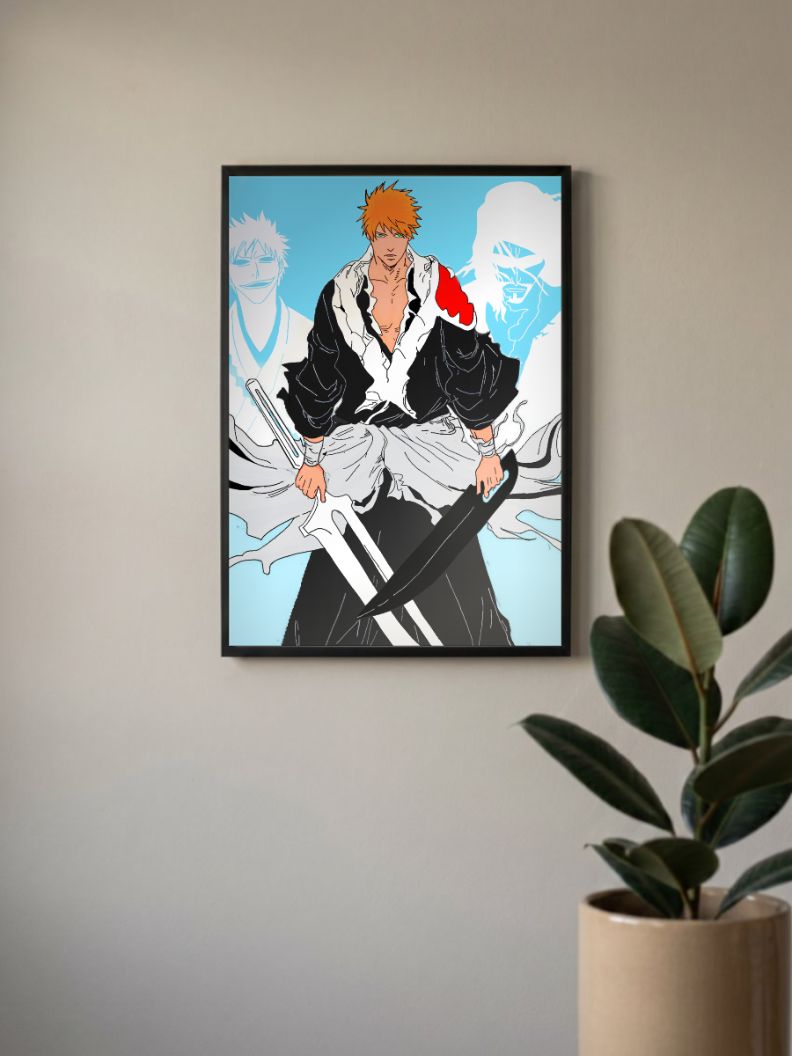 Zangetsu's Final Stand | Bleach | Anime Poster