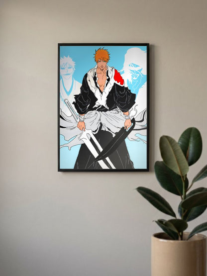 Zangetsu's Final Stand | Bleach | Anime Poster