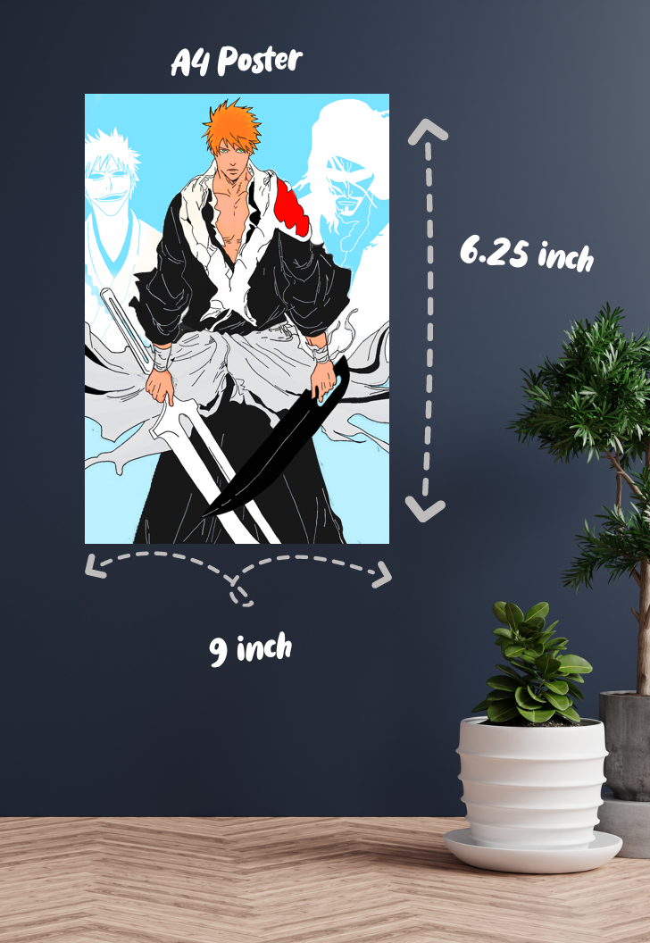 Zangetsu's Final Stand | Bleach | Anime Poster