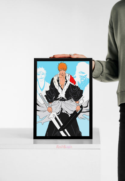 Zangetsu's Final Stand | Bleach | Anime Poster