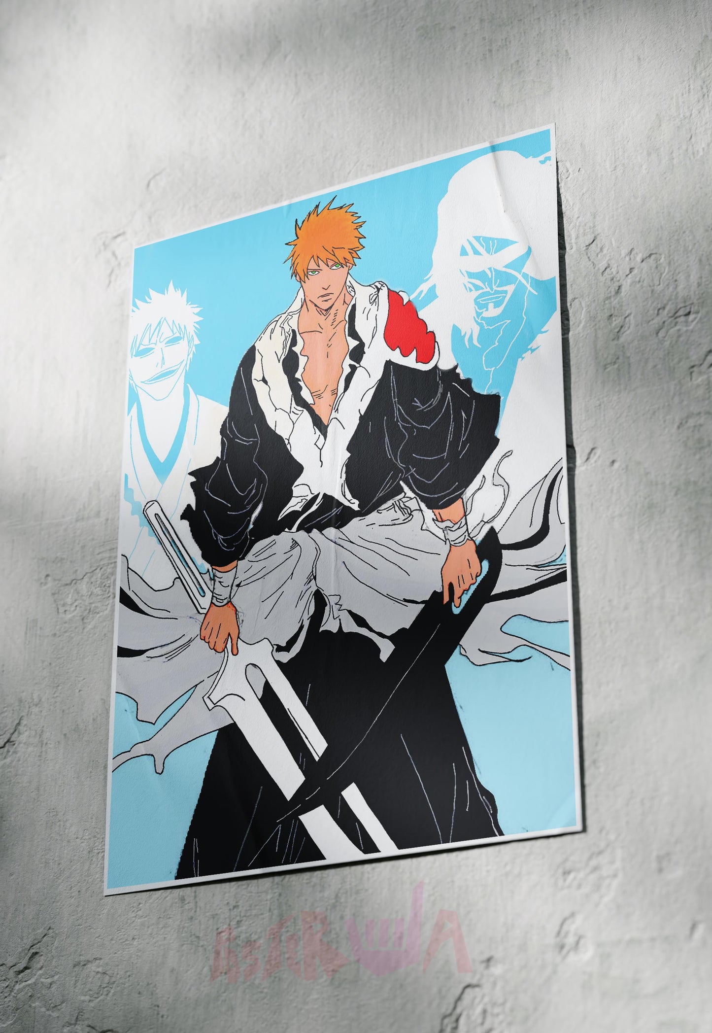 Zangetsu's Final Stand | Bleach | Anime Poster