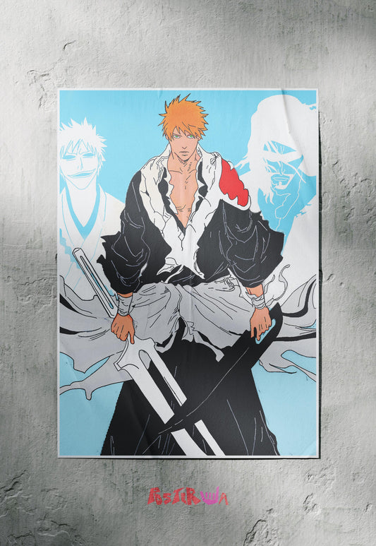 Zangetsu's Final Stand | Bleach | Anime Poster