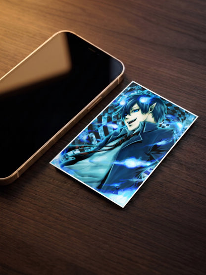 Rin Okumura Demon Form Anime Poster