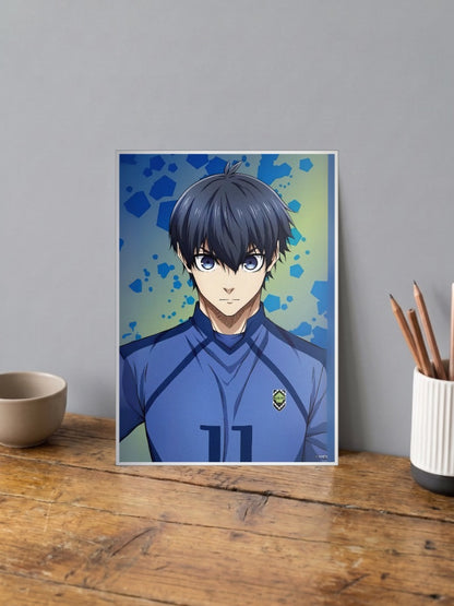 Yoichi Isagi Blue Lock Anime Poster