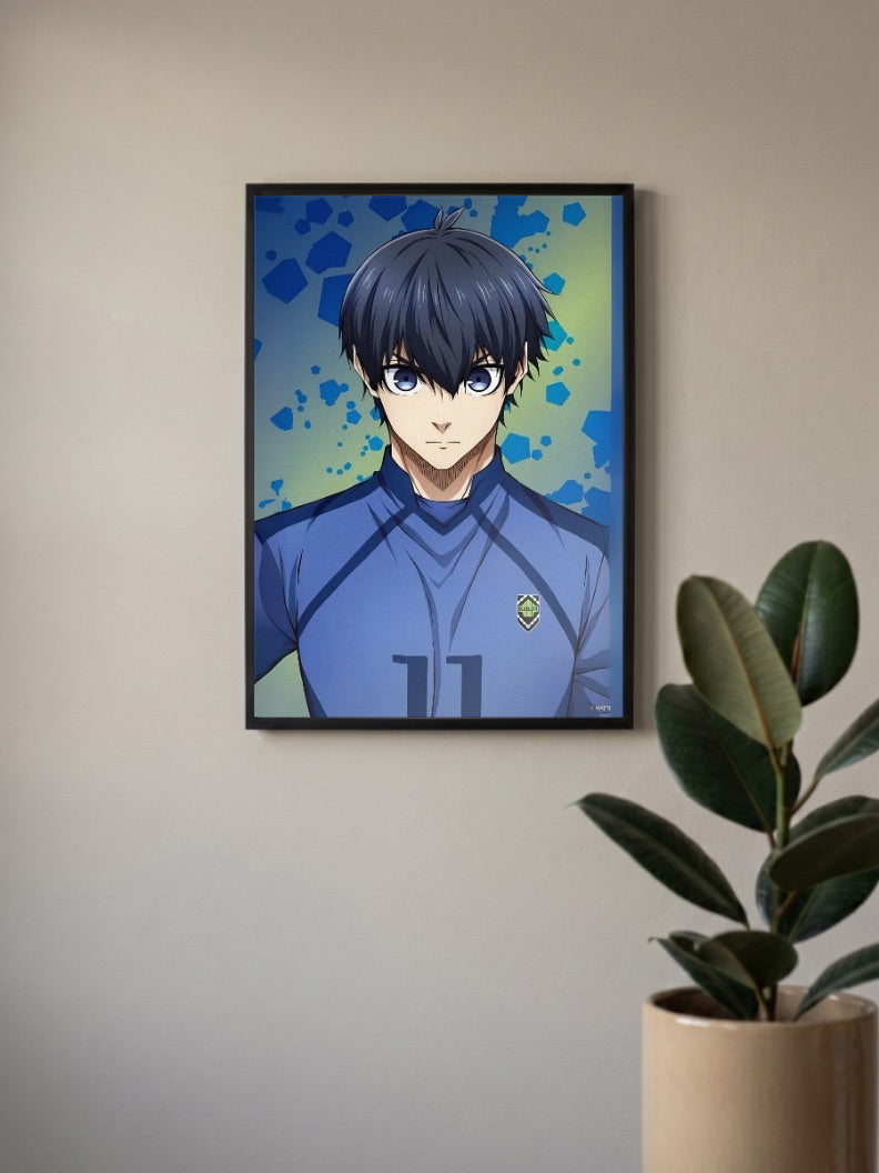 Yoichi Isagi Blue Lock Anime Poster