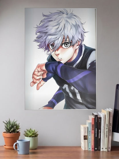 Seishiro Nagi Blue Lock Anime Poster