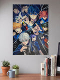 Blue Lock Shattered Glass Anime Poster
