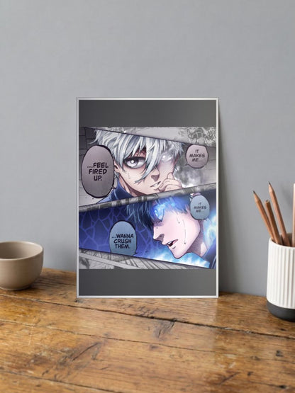 Bluelock Manga Faceoff Poster