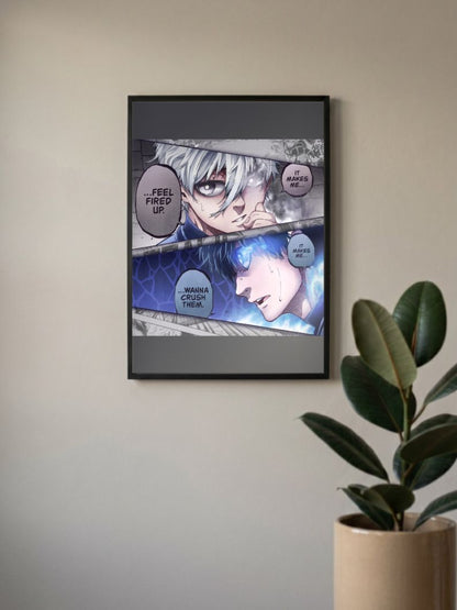 Bluelock Manga Faceoff Poster