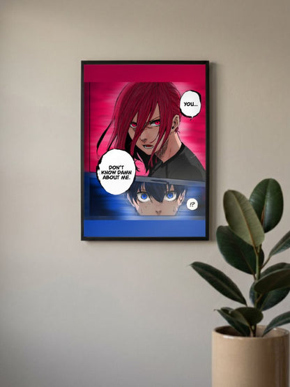 Blue lock Faceoff Poster
