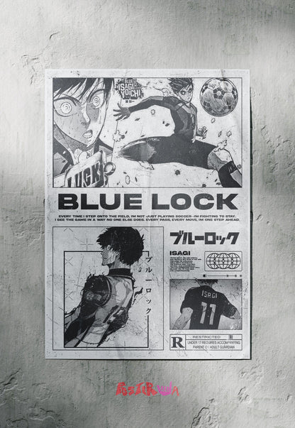 Striker's Vision | Bluelock | Anime Poster