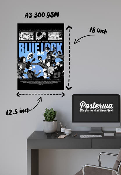 Goalbound Dreams | Bluelock | Anime Poster