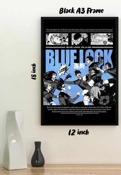Goalbound Dreams | Bluelock | Anime Poster