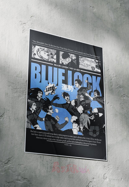 Goalbound Dreams | Bluelock | Anime Poster