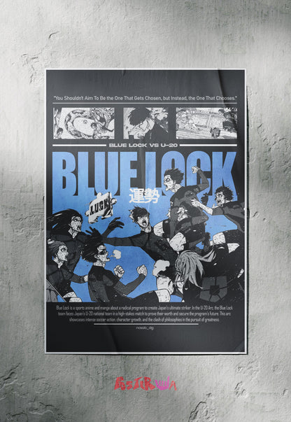 Goalbound Dreams | Bluelock | Anime Poster