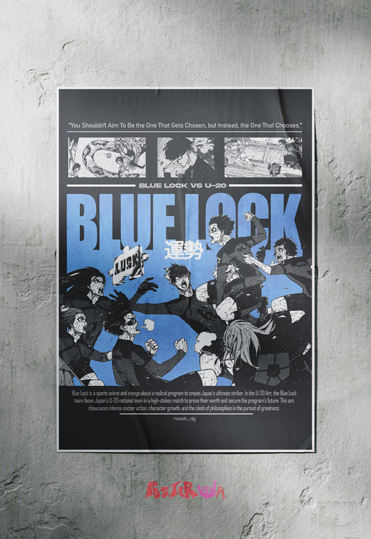 Goalbound Dreams | Bluelock | Anime Poster
