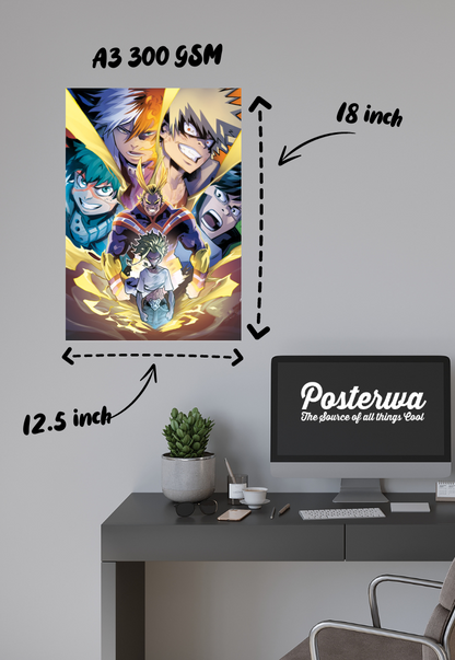 Heroes in Training | My Hero Academia | Anime Poster