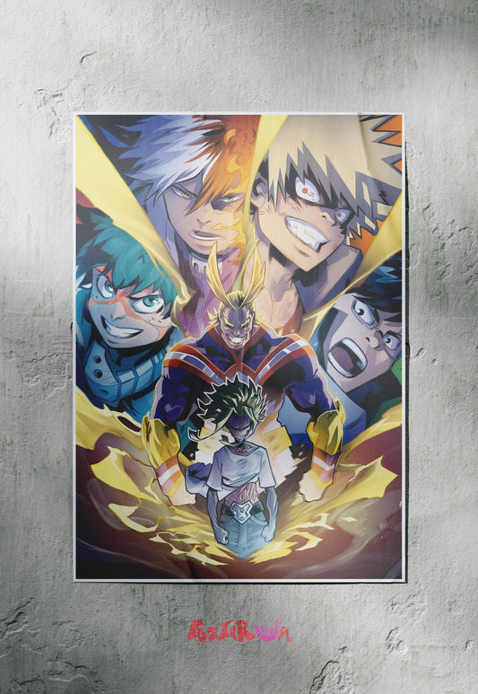 Heroes in Training | My Hero Academia | Anime Poster