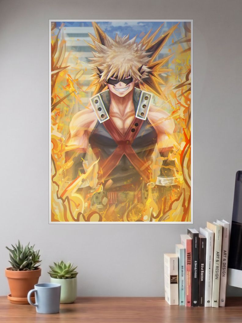 Explosive Ambitions | Bakugo (Anime) | Action Movie Poster
