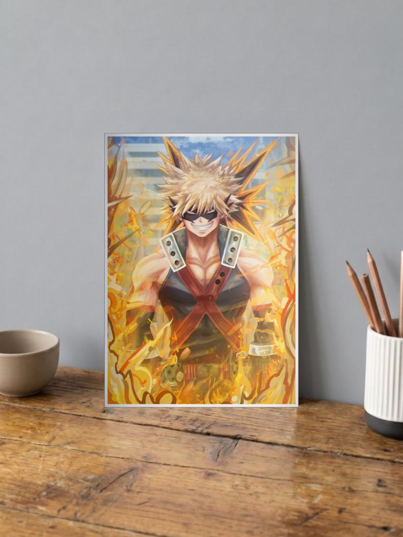 Explosive Ambitions | Bakugo (Anime) | Action Movie Poster