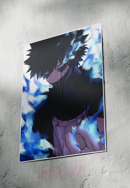 Inferno's Embrace | My Hero Academia | Anime Poster