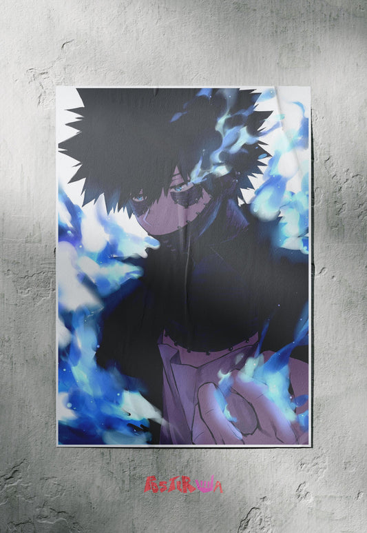 Inferno's Embrace | My Hero Academia | Anime Poster