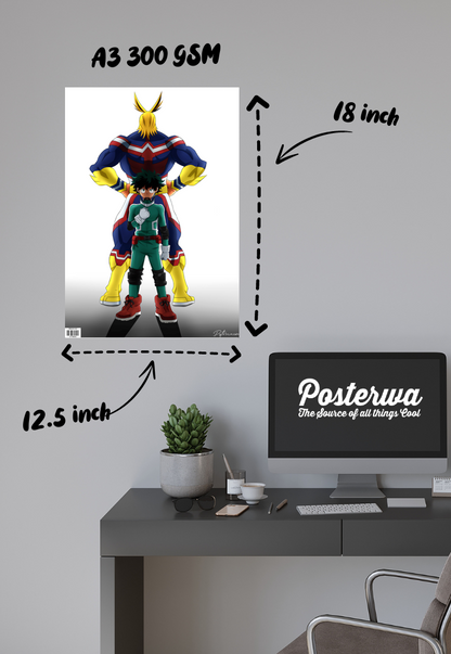 United Heroes | My Hero Academia | Anime Poster