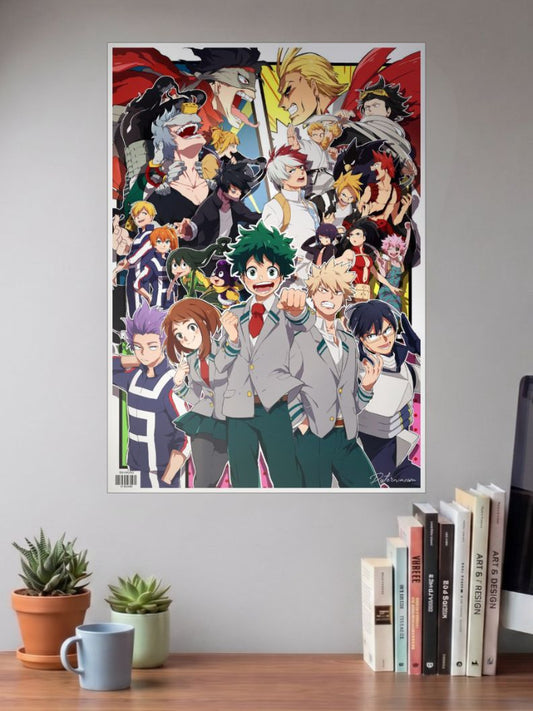 Heroes United | My Hero Academia | Anime Poster