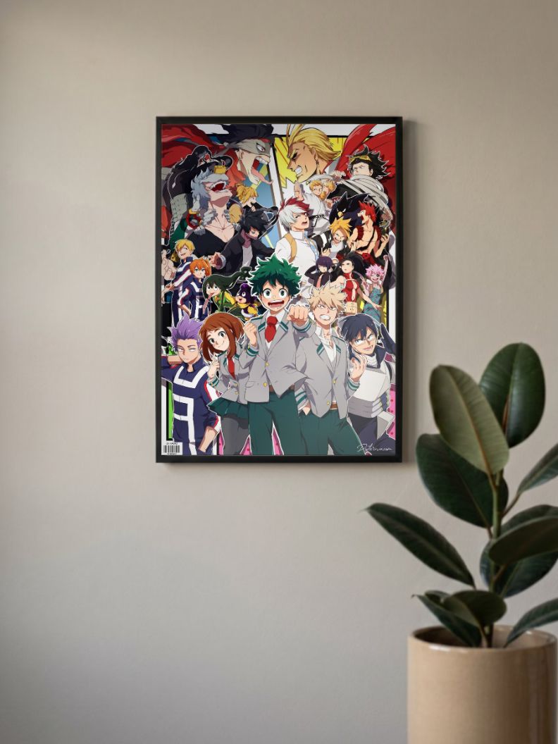 Heroes United | My Hero Academia | Anime Poster