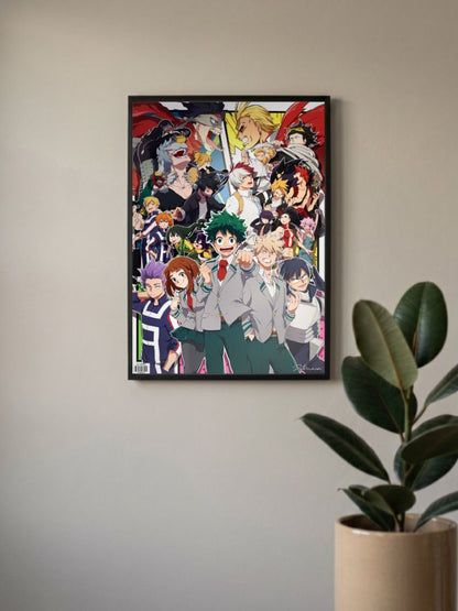 Heroes United | My Hero Academia | Anime Poster