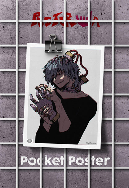 Inferno of Villainy | Shigaraki Tomura (Anime) | Abstract Poster