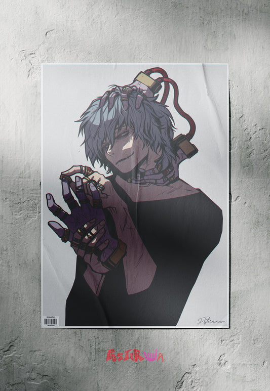 Inferno of Villainy | Shigaraki Tomura (Anime) | Abstract Poster