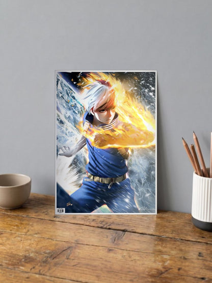 Shoto Todoroki Poster