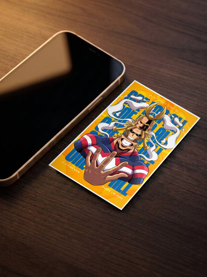 Unyielding Hero | All Might (Anime) | Iconic Poster