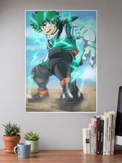 Power Surge | My Hero Academia | Anime Poster