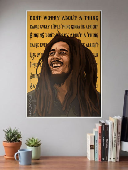 Bobmarley Lyric Poster