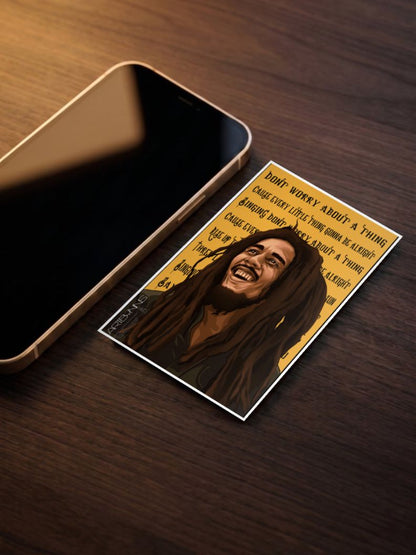 Bobmarley Lyric Poster