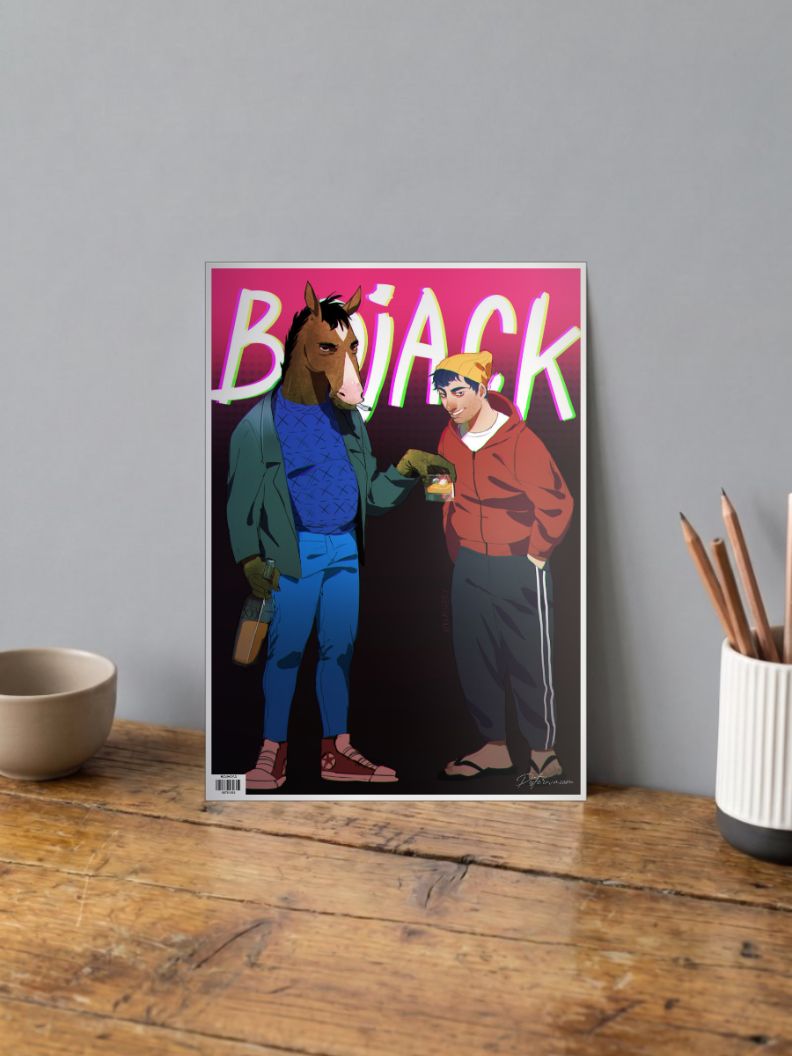 Bojack and Todd Poster