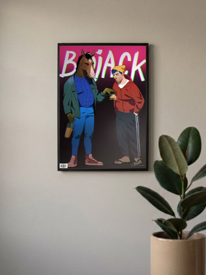 Bojack and Todd Poster