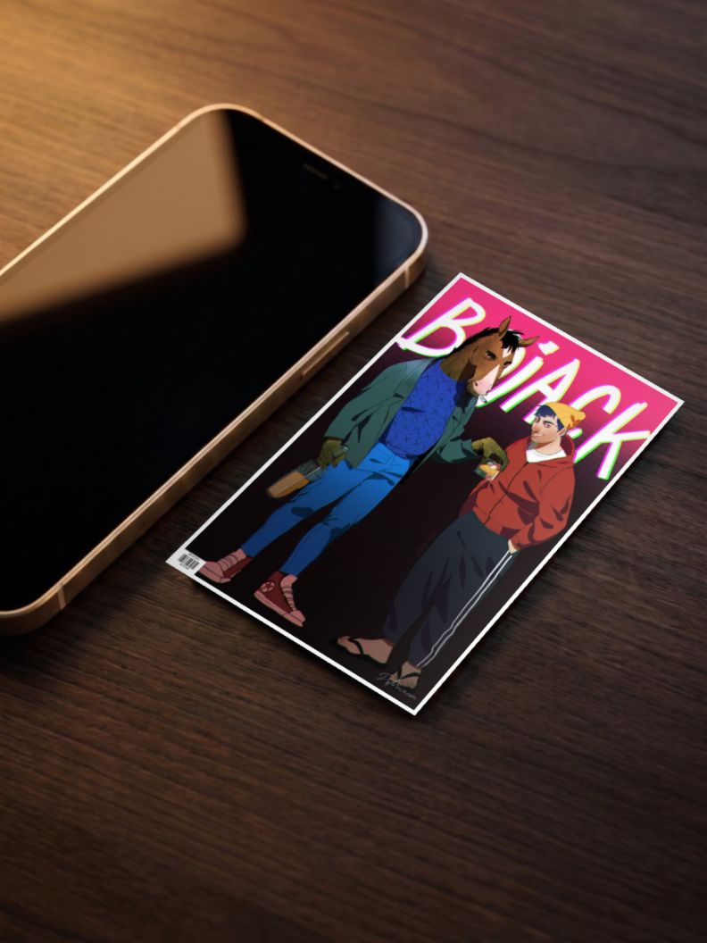 Bojack and Todd Poster