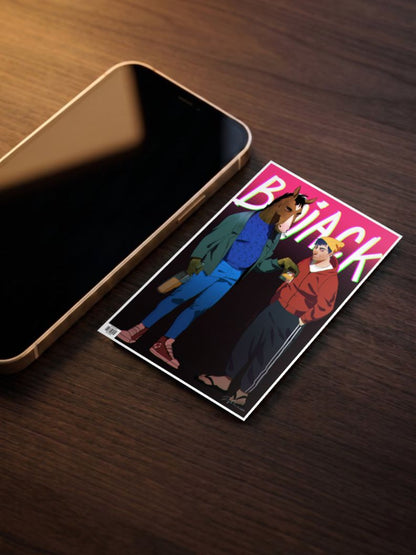 Bojack and Todd Poster