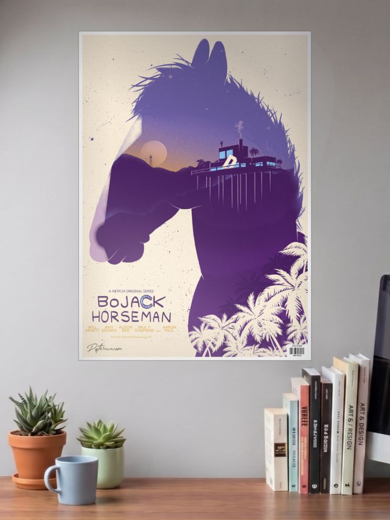 Bojack Horseman Title Poster