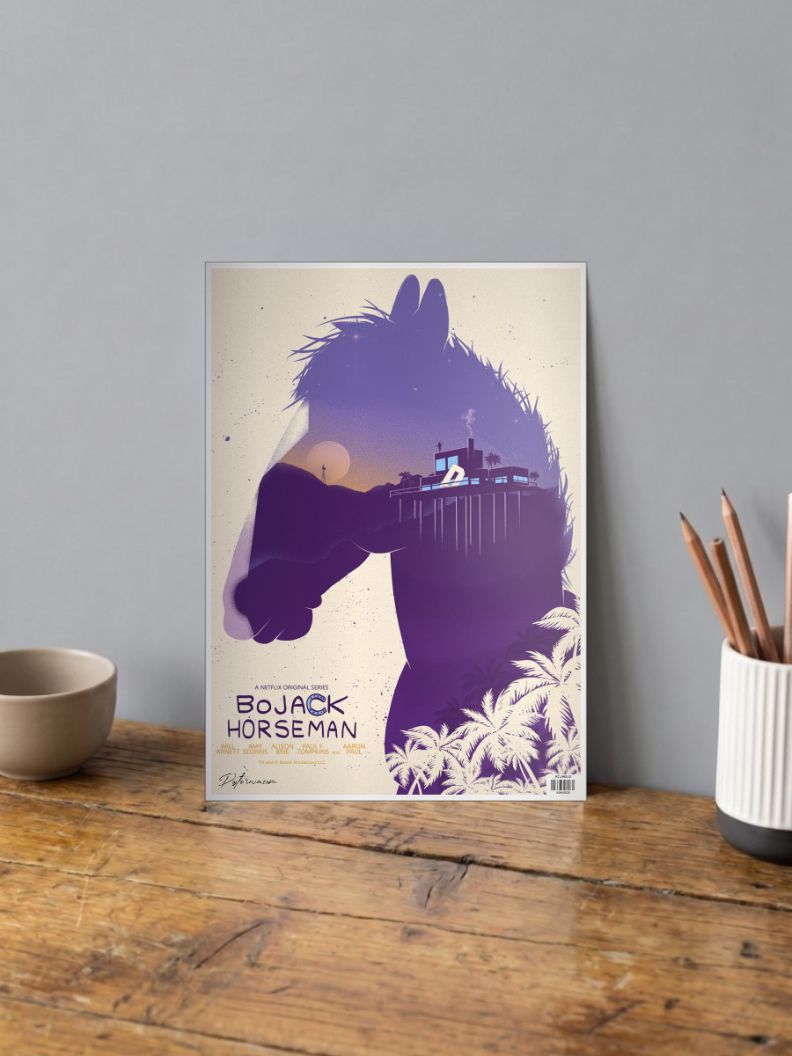 Bojack Horseman Title Poster